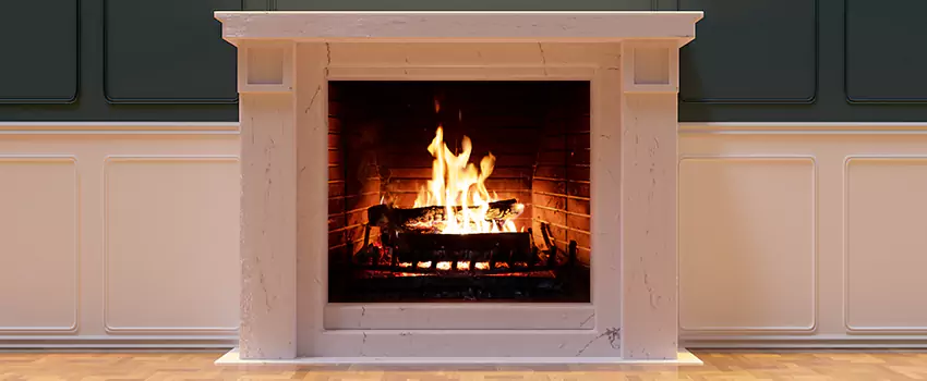 Decorative Electric Fireplace Installation in Delray Beach, Florida