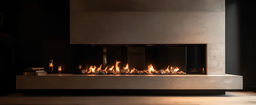 Gas Fireplace Ember Bed Design Services in Delray Beach, Florida