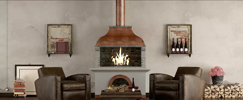 Thelin Hearth Products Providence Pellet Insert Fireplace Installation in Delray Beach, FL