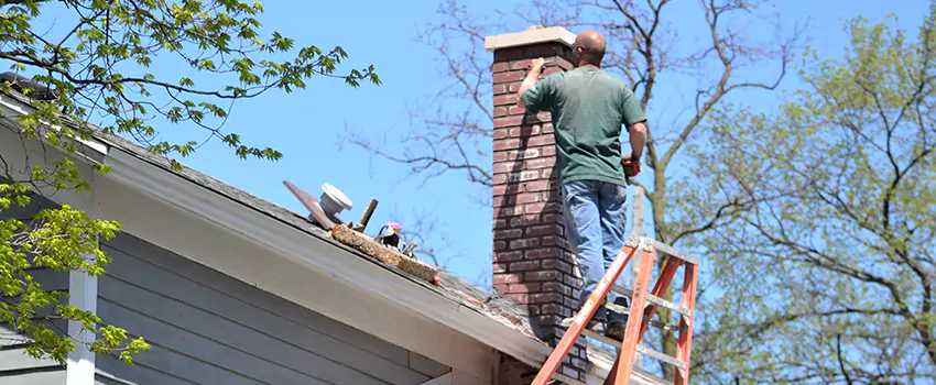 Vinyl and PVC Chimney Flashing Installation in Delray Beach, FL