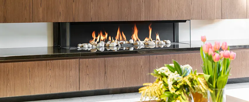 Double-height Fireplace Design Refurbishment in Delray Beach, Florida