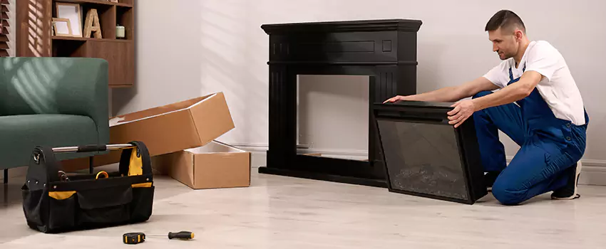 Old Rusted Metal Fireplace Repair And Replacement in Delray Beach, FL