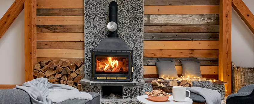 Thelin Hearth Products Direct Vent Gas Stove Fireplace Inspection in Delray Beach, Florida